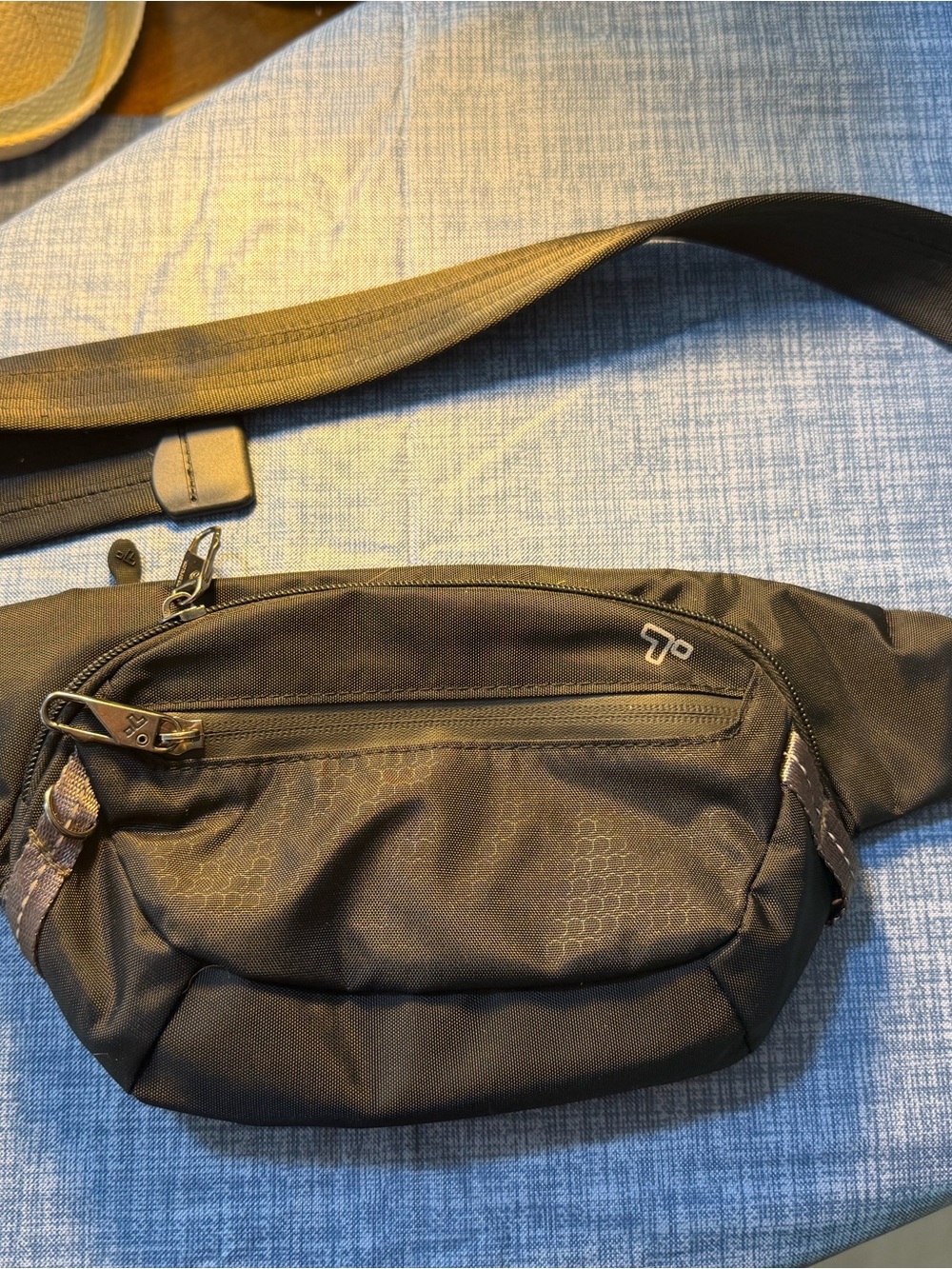 Travel security, weather-resistant Travelon waist pack